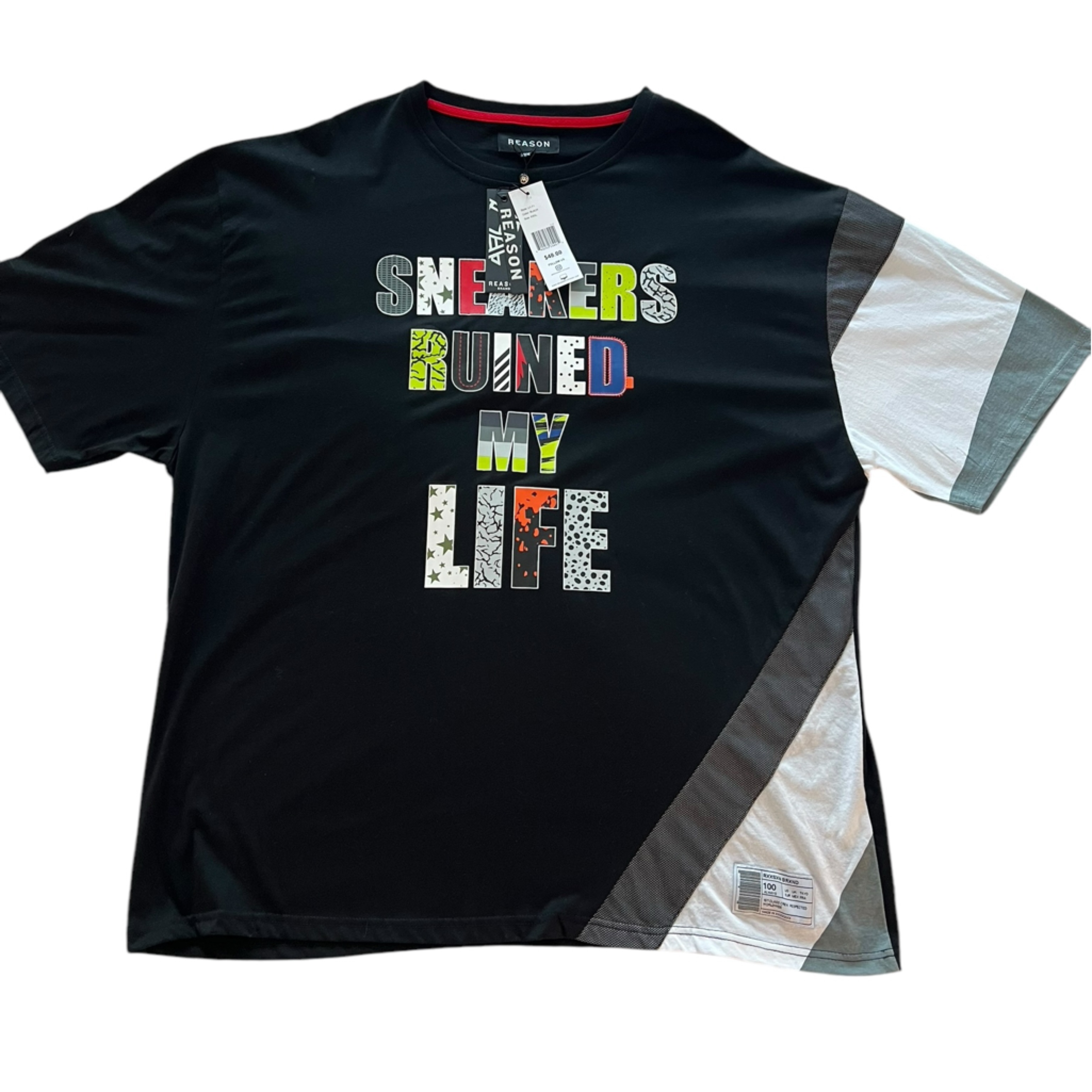 Reason Brand Sneakers Ruined My Life Nwt Size Xxxl